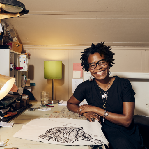 Portrait by Mustafa Hussain